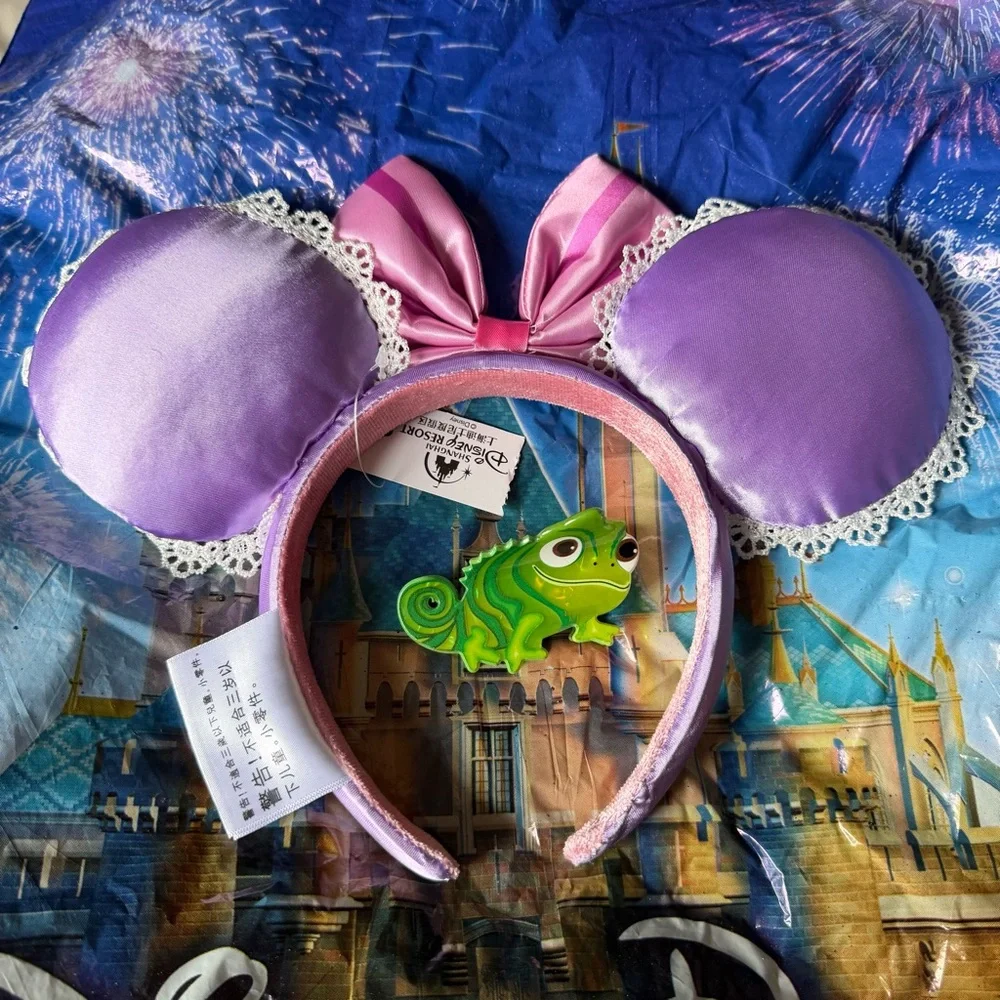 Disney Parks Rapunzel Minnie Ear Headband nwt